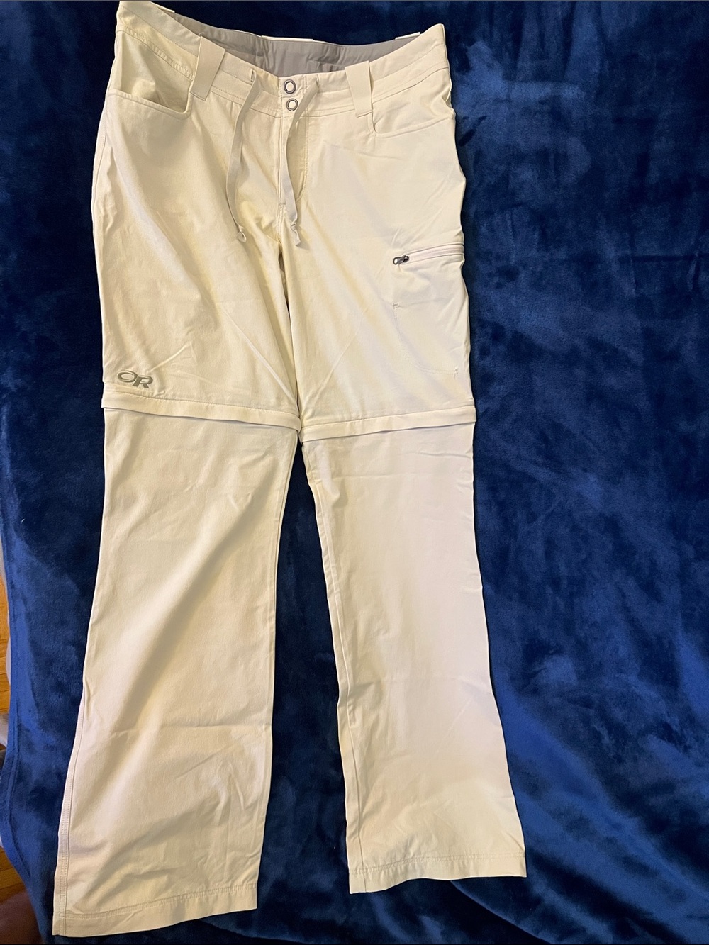 Outdoor Research Convertible Track Pants in Light Beige